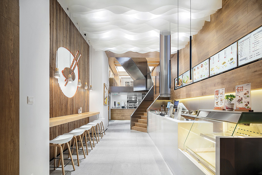 原木风快餐小吃店